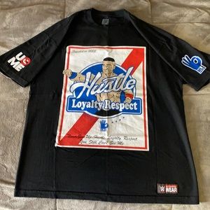 SOLD! WWE HUSTLE LOYALTY AND RESPECT JOHN CENA shirt